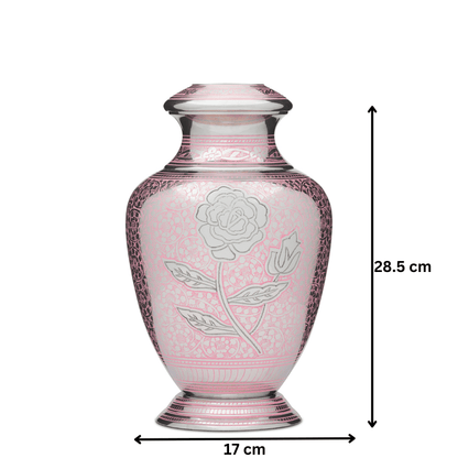 Pink Rose - Adult Urn - PREMIUM URNS