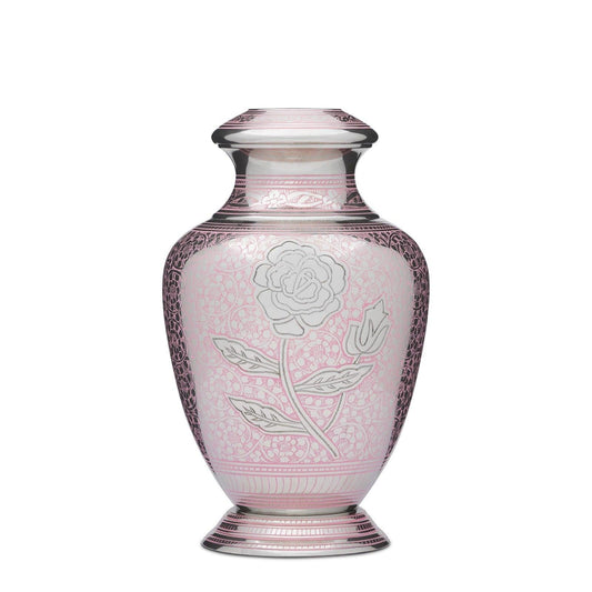 Pink Rose - Adult Urn - PREMIUM URNS