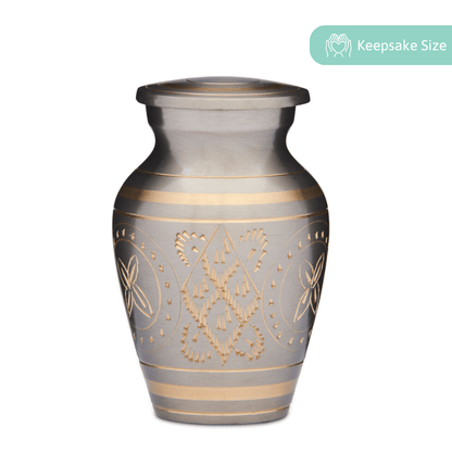 Platinum Gold Keepsake Urn - PREMIUM URNS