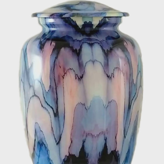 Modern blue urn video
