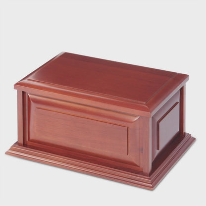 Solid Timber Rosewood Finish Urn