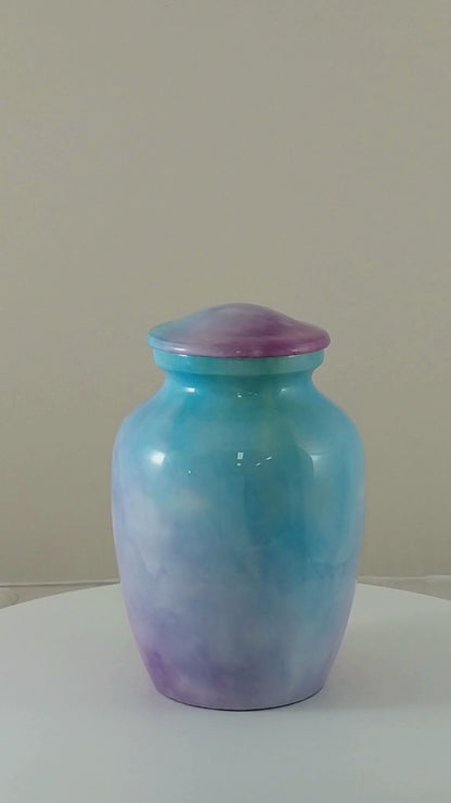 Soft Watercolour Medium Alloy Urn