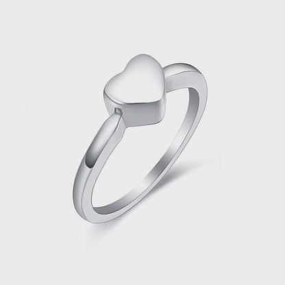 Heart Ring Stainless Steel