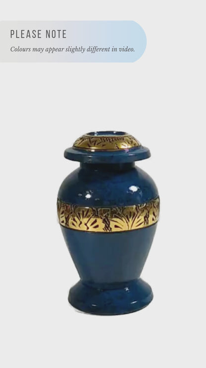 Embassy Blue Grey Urn Keepsake
