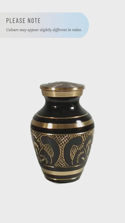 Black and Gold Roman Keepsake