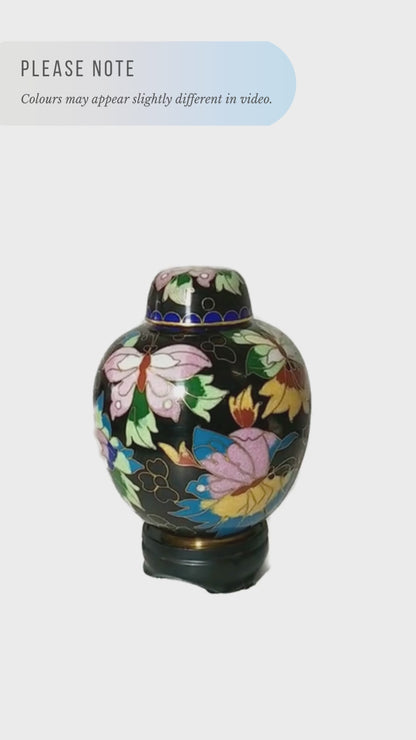 Butterfly Cloisonne Keepsake Urn