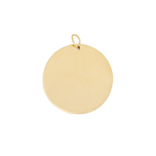 Round Name Tag Gold - PREMIUM URNS