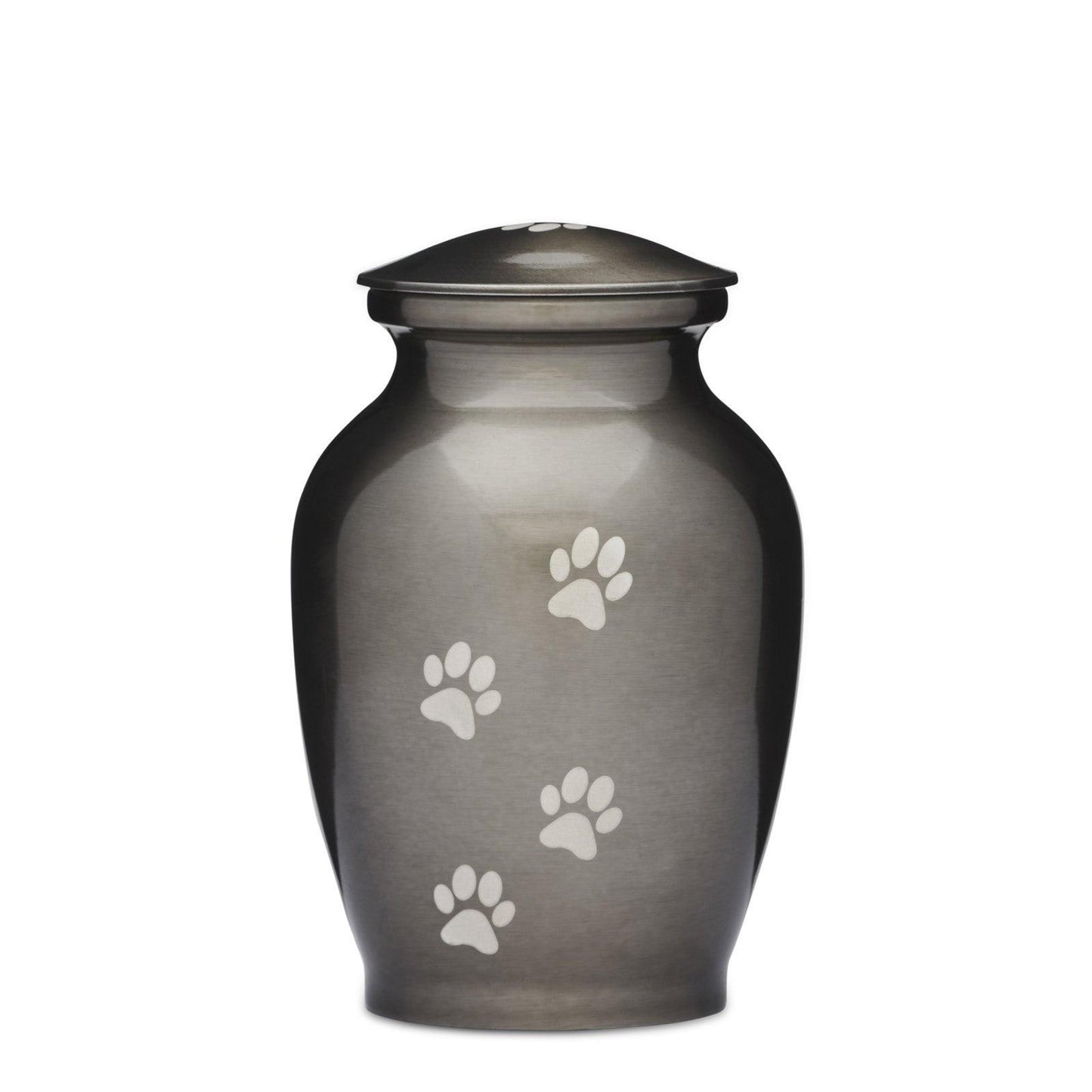 Silver Paws Alloy Urn - 7" - PREMIUM URNS