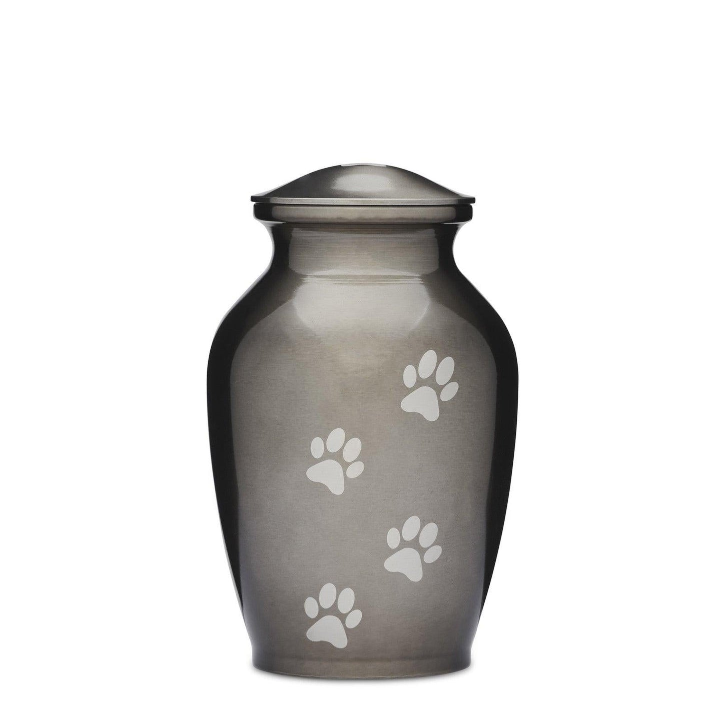Silver Paws Alloy Urn - 8" - PREMIUM URNS