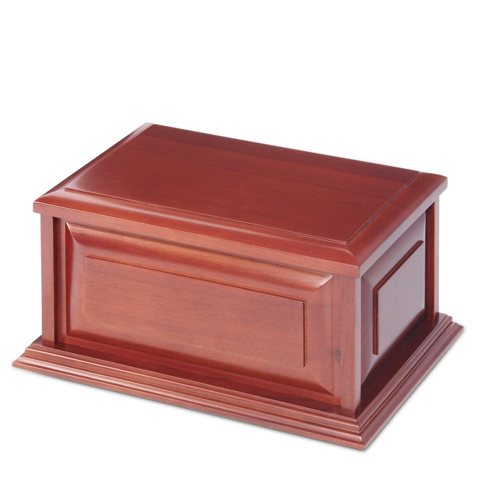 Solid Timber Rosewood Finish Urn - PREMIUM URNS