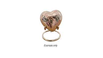 Stand for Keepsake Heart - Silver Nickel - PREMIUM URNS