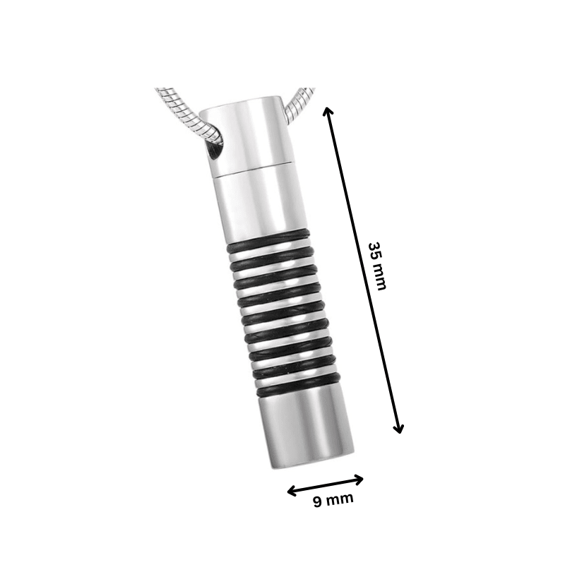 Stripe Cylinder Pendant - PREMIUM URNS