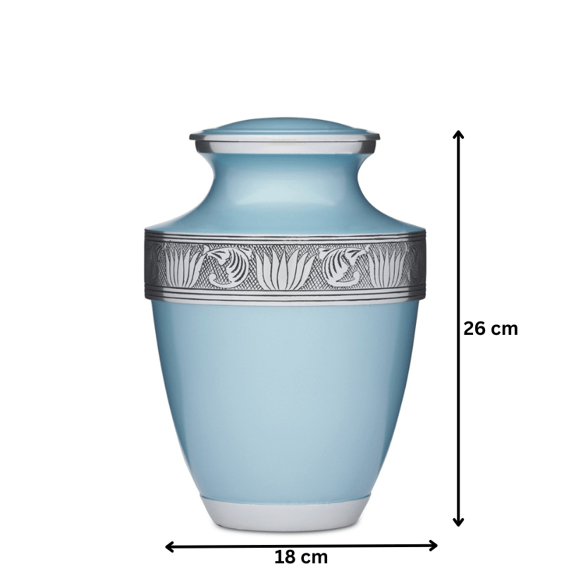 Teal Alloy Urn - PREMIUM URNS