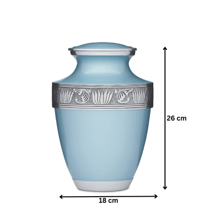 Teal Alloy Urn - PREMIUM URNS