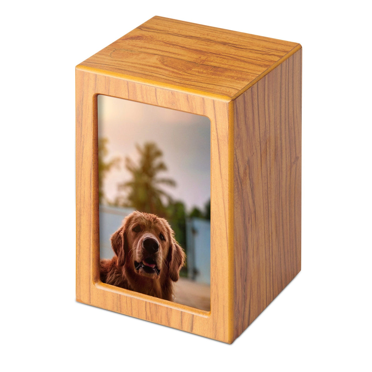 Timber Veneer Photo Urn - Extra Large - PREMIUM URNS