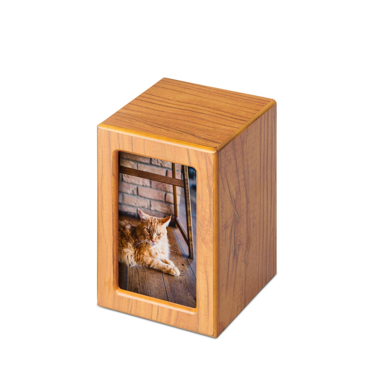 Timber Veneer Photo Urn - Large - PREMIUM URNS