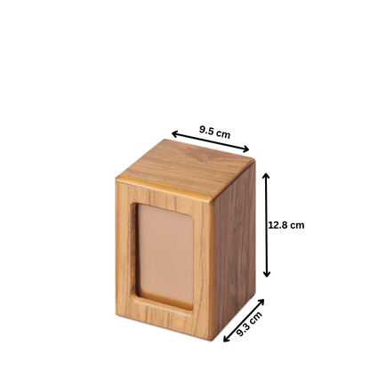 Timber Veneer Photo Urn - Small - PREMIUM URNS