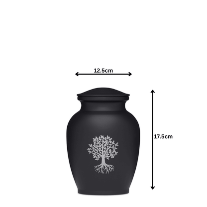 Tree of Life Alloy Black - Medium - PREMIUM URNS