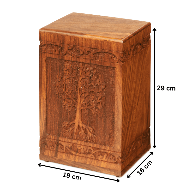 Tree Of Life Wooden Urn - PREMIUM URNS