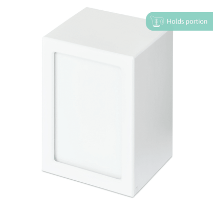 White Photo Urn - Extra Large - PREMIUM URNS