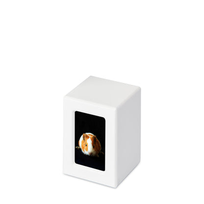 White Photo Urn - Small - PREMIUM URNS