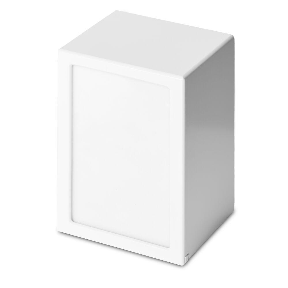 White Timber Adult Photo Urn - PREMIUM URNS