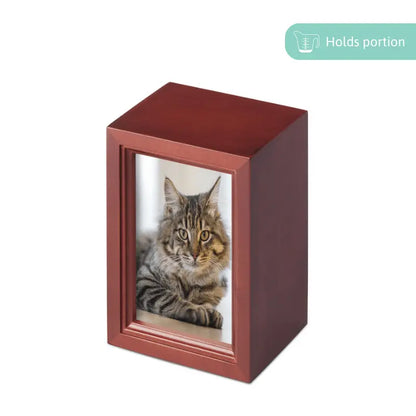 Wooden Photo Urn - Medium - PREMIUM URNS